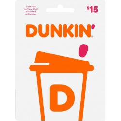 Dunkin' Donuts - $15 Gift Card