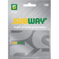 Subway - $20 Gift Card